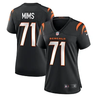 Maillot de match Nike Amarius Mims noir pour femme des Bengals Cincinnati