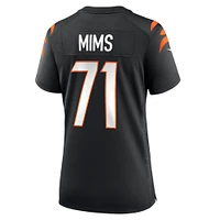 Maillot de match Nike Amarius Mims noir pour femme des Bengals Cincinnati