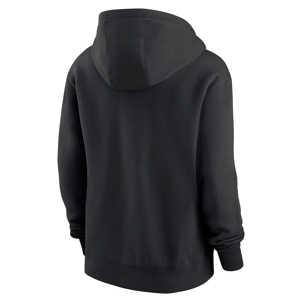 Women's Nike  Black Cincinnati Bengals 2024 NFL Crucial Catch Club Pullover Hoodie