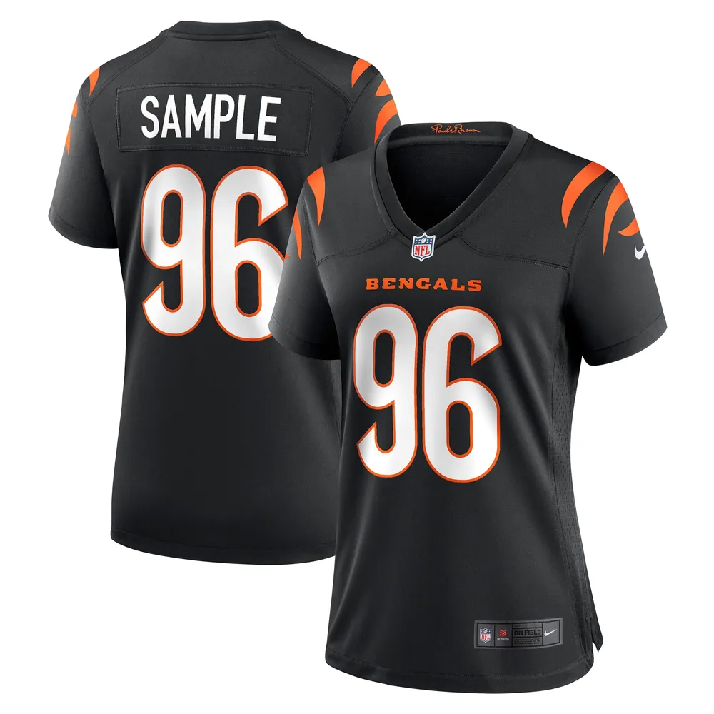 Maillot de match Nike Cam Sample noir pour femme des Bengals Cincinnati