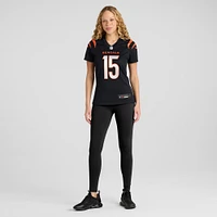 Women's Nike Charlie Jones  Black Cincinnati Bengals Team Game Jersey