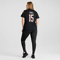 Women's Nike Charlie Jones  Black Cincinnati Bengals Team Game Jersey