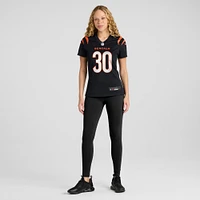 Women's Nike Chase Brown  Black Cincinnati Bengals Team Game Jersey