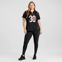 Women's Nike Chase Brown  Black Cincinnati Bengals Team Game Jersey