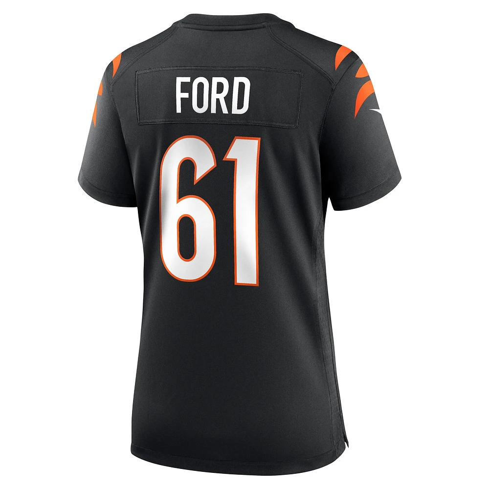 Maillot de match Nike Cody Ford des Bengals Cincinnati pour femme, noir