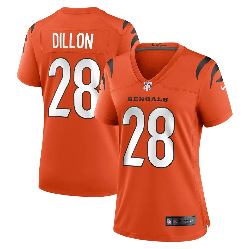 Maillot de match retraité Nike Corey Dillon orange pour femme des Bengals Cincinnati