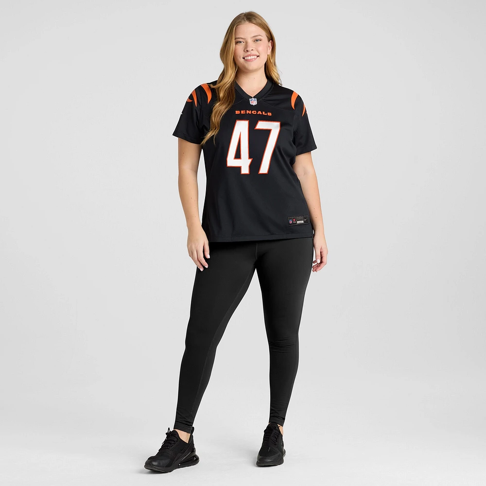 Women's Nike Craig Young  Black Cincinnati Bengals Team Game Jersey