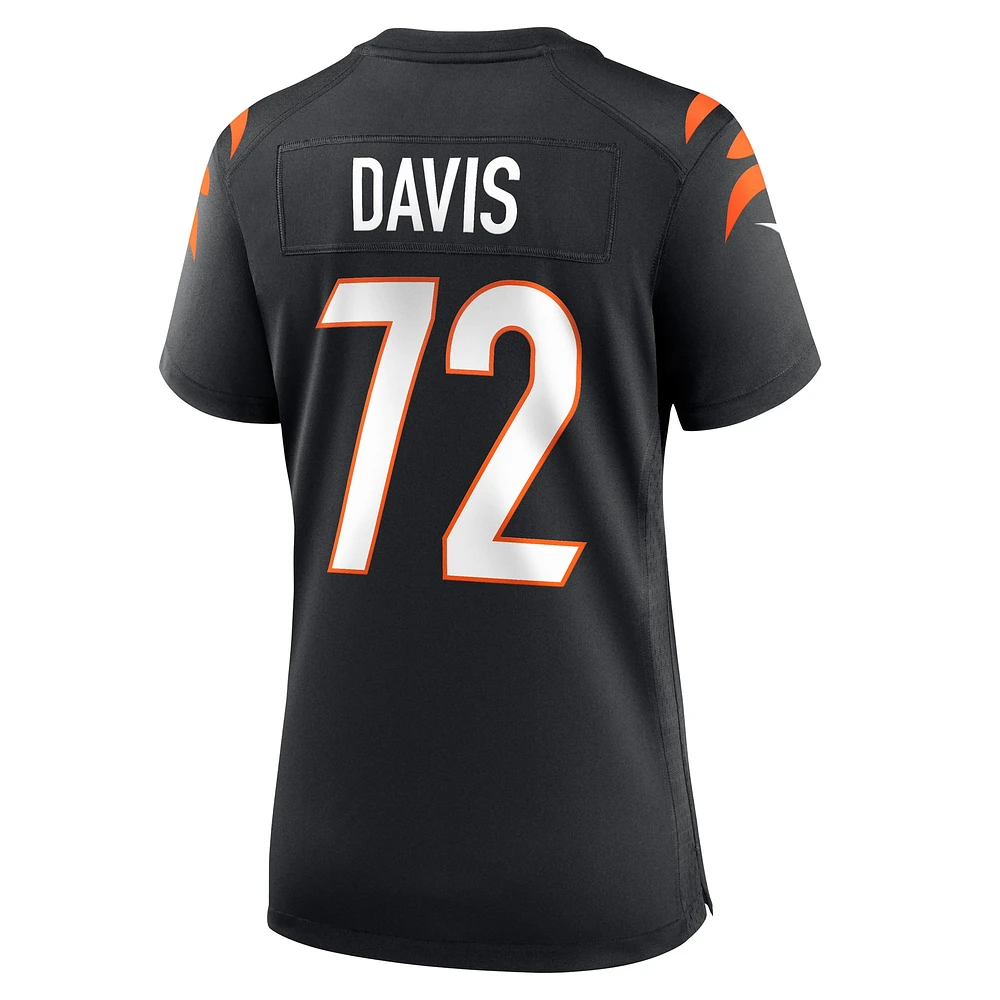 Maillot Nike Domenique Davis pour femme, noir, joueur de match des Bengals Cincinnati