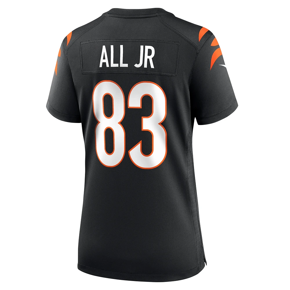 Maillot de match Nike Erick All Jr. pour femme, noir, des Bengals Cincinnati