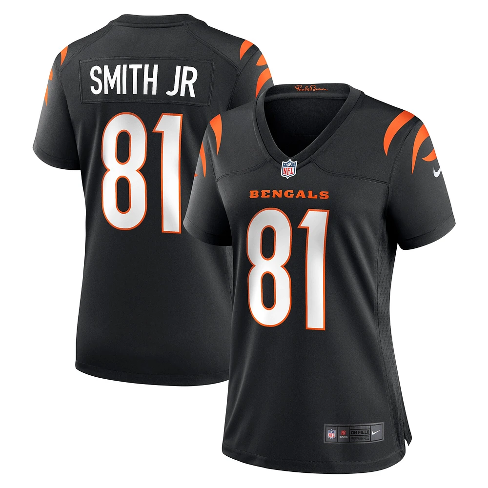 Maillot de match des Bengals Cincinnati Nike Irv Smith Jr. pour femme, noir