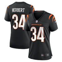 Women's Nike Khalil Herbert  Black Cincinnati Bengals Game Jersey