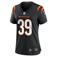 Maillot de match Nike Lance Robinson noir pour femme des Bengals Cincinnati