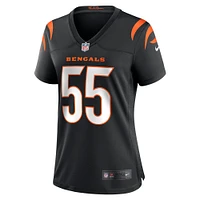 Maillot de match Nike Logan Wilson pour femme, noir, Cincinnati Bengals