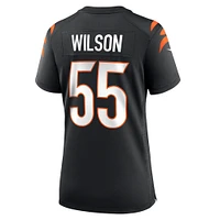 Maillot de match Nike Logan Wilson pour femme, noir, Cincinnati Bengals