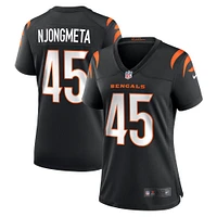 Maillot de match Nike Maema Njongmeta noir pour femme des Bengals Cincinnati