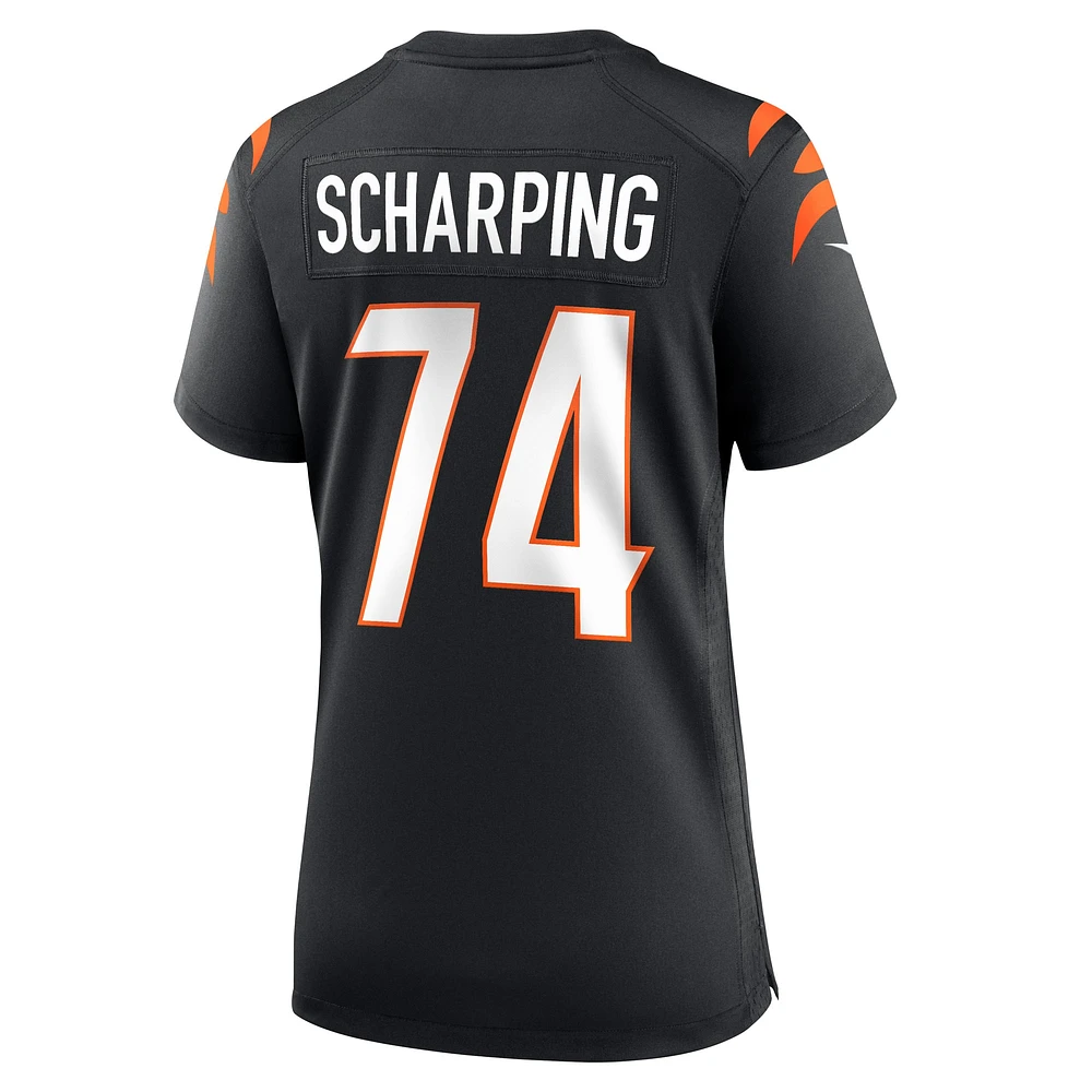 Women's Nike Max Scharping Black Cincinnati Bengals Game Player Jersey