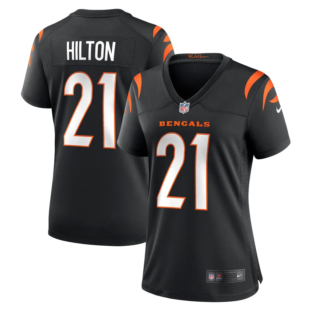 Maillot de joueur des Bengals Cincinnati Nike Mike Hilton pour femme, noir