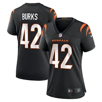 Women's Nike Oren Burks  Black Cincinnati Bengals Team Game Jersey