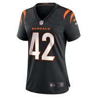 Women's Nike Oren Burks  Black Cincinnati Bengals Team Game Jersey