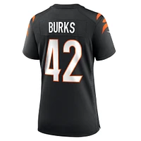 Women's Nike Oren Burks  Black Cincinnati Bengals Team Game Jersey