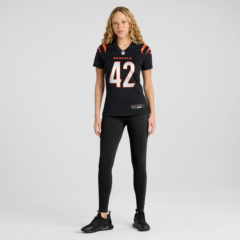 Women's Nike Oren Burks  Black Cincinnati Bengals Team Game Jersey