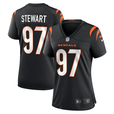 Women's Nike Shemar Stewart  Black Cincinnati Bengals Team Game Jersey