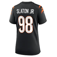 Maillot Nike Tedarrell Slaton Jr. pour femme, noir, des Bengals de Cincinnati