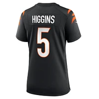 Maillot de joueur des Bengals Cincinnati Nike Tee Higgins pour femme Noir