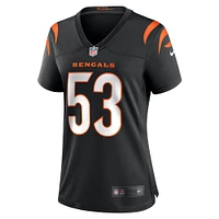 Women's Nike TJ Pesefea  Black Cincinnati Bengals Team Game Jersey