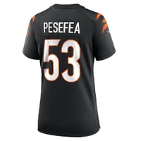 Women's Nike TJ Pesefea  Black Cincinnati Bengals Team Game Jersey