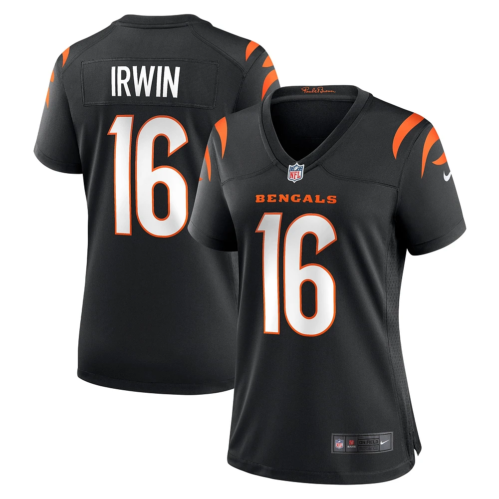 Maillot de joueur match Nike Trenton Irwin pour femme, noir, Cincinnati Bengals