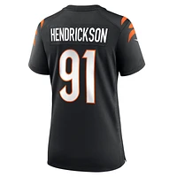 Maillot de match Nike Trey Hendrickson noir pour femme des Bengals Cincinnati