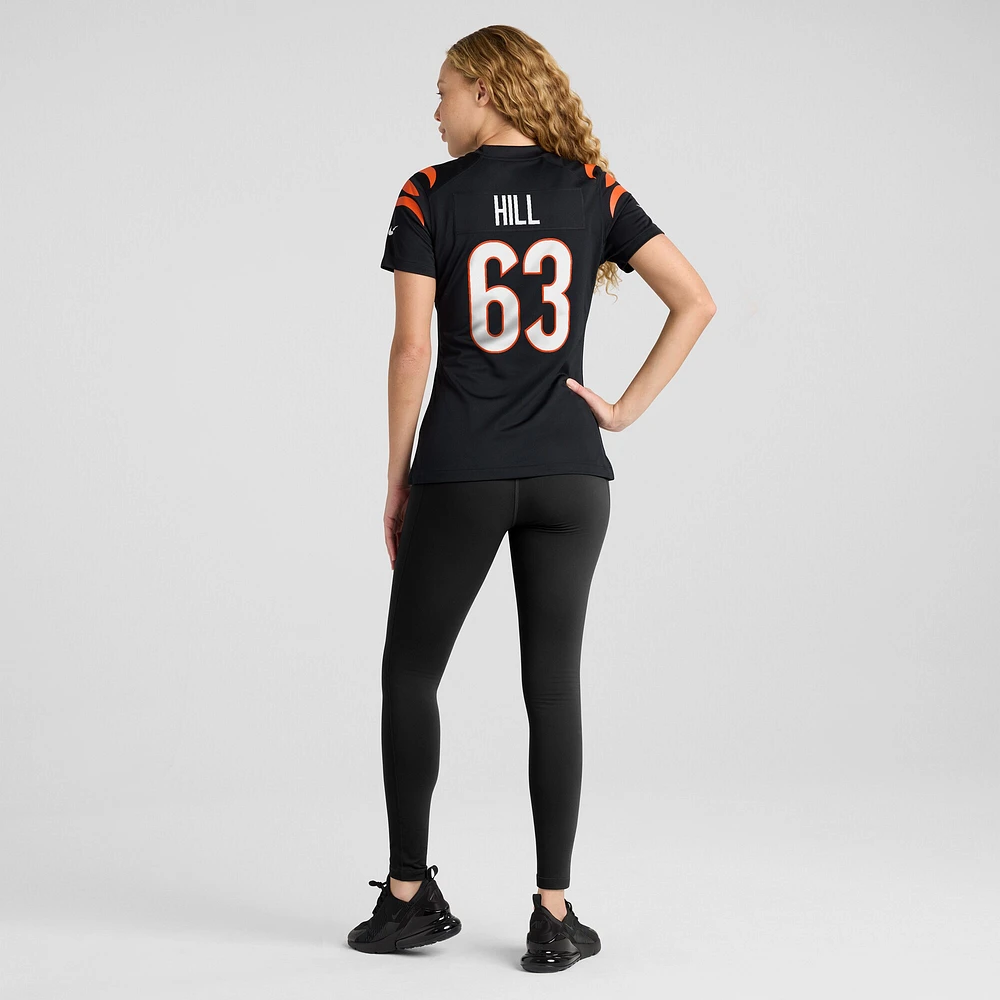 Women's Nike Trey Hill Black Cincinnati Bengals Game Jersey