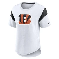 Women's Nike White Cincinnati Bengals Fashion T-Shirt