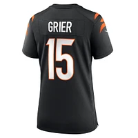 Women's Nike Will Grier Black Cincinnati Bengals Team Game Jersey