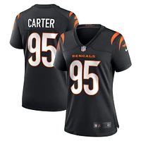 Maillot Nike Zach Carter pour femme, noir, joueur de match des Bengals Cincinnati