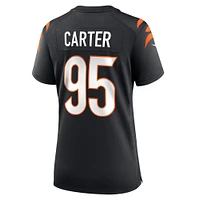 Maillot Nike Zach Carter pour femme, noir, joueur de match des Bengals Cincinnati