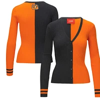 Pull cargo STAUD noir/orange pour femmes des Bengals de Cincinnati