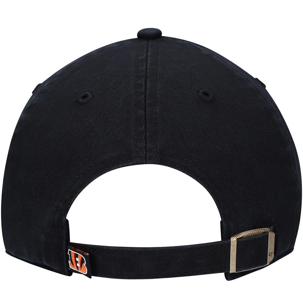 Casquette réglable Clean Up avec logo Cincinnati Bengals '47 pour jeune