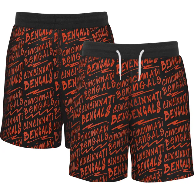 Concepts Sport Men's Cincinnati Bengals Mainstream Terry Grey Shorts