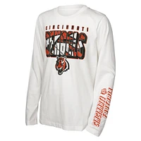 Ensemble combiné de t-shirts the Mix des Bengals Cincinnati pour jeunes