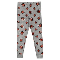 Ensemble de nuit t-shirt et pantalon à manches longues pour jeunes Cincinnati Bengals