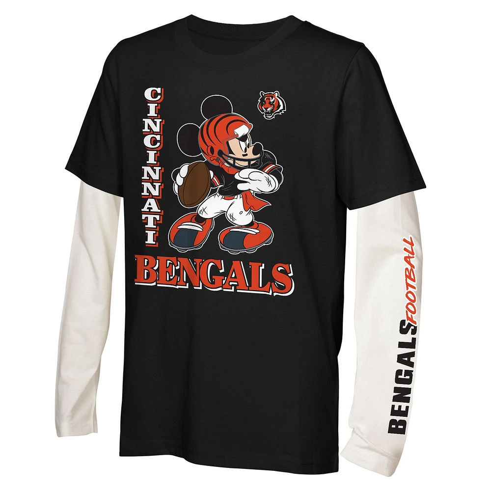 Ensemble de t-shirts pour jeunes Cincinnati Bengals Quarterback Mickey