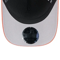 Youth New Era Black/Orange Cincinnati Bengals 2025 NFL Draft 9FORTY A-Frame M-Crown Adjustable Hat
