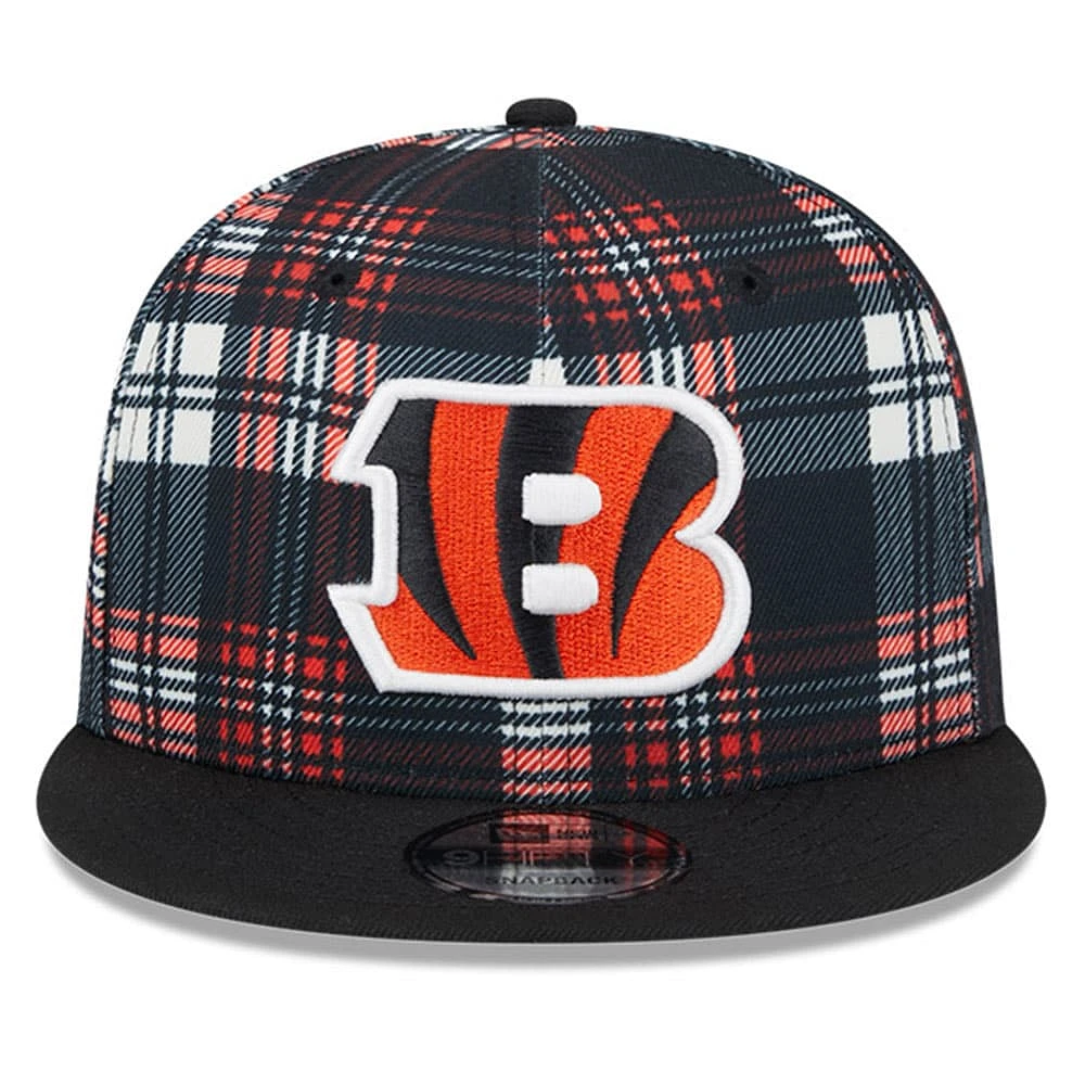 Youth New Era Black Cincinnati Bengals 2024 Sideline Statement 9FIFTY Snapback Hat