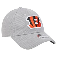 Youth New Era Gray Cincinnati Bengals Main 9FORTY Adjustable Hat