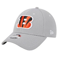 Youth New Era Gray Cincinnati Bengals Main 9FORTY Adjustable Hat