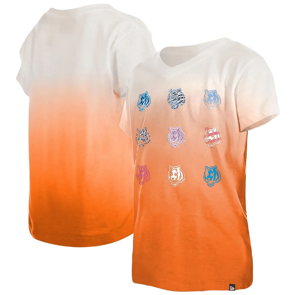 Youth Orange Cincinnati Bengals Logo Long Sleeve T-Shirt