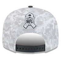 Casquette Snapback 9FIFTY Salute To Service 2024 des Bengals de Cincinnati pour jeunes New Era blanche/graphite