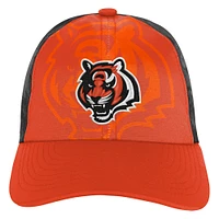 Youth Orange/Black Cincinnati Bengals Combine Two-Tone Adjustable Hat